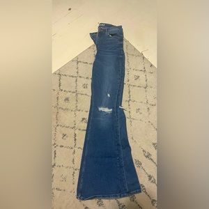 Hardy worn bell bottom jeans